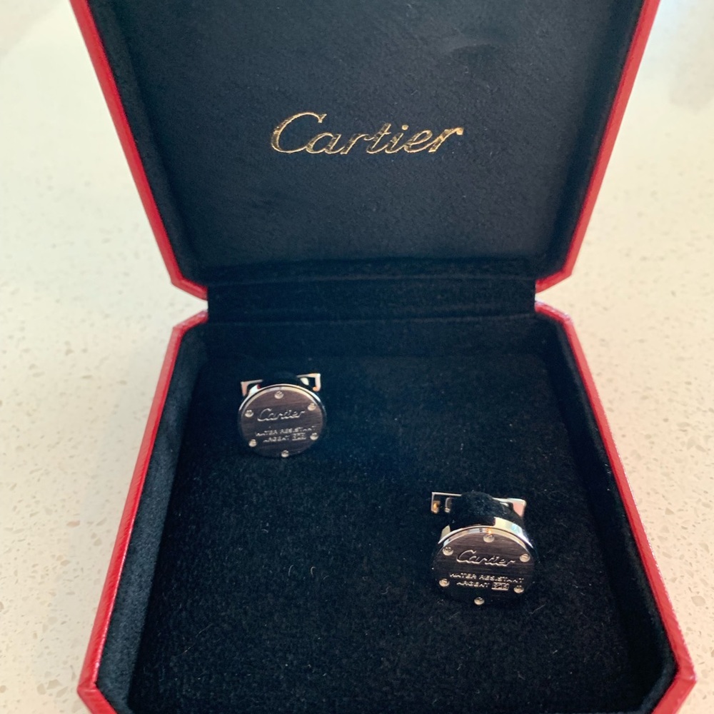 Cartier Cuff Links with box